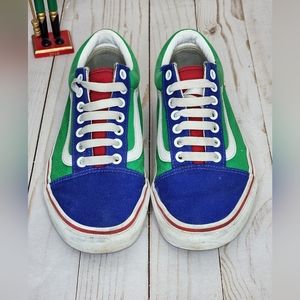 UEC Vans Checkerboard Multi Color Sneakers low top